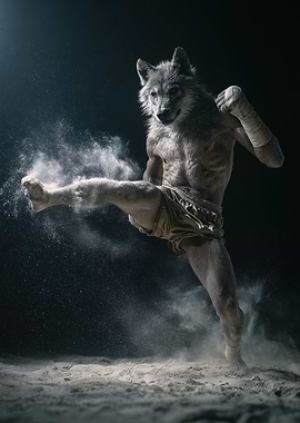 Wolf Muay Thai Fighter