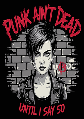 Punk Ain't Dead Illustration