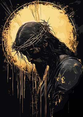 Jesus Christ with Crown of Thorns