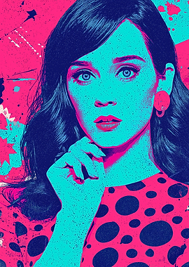 Katy Perry Pop Art Portrait