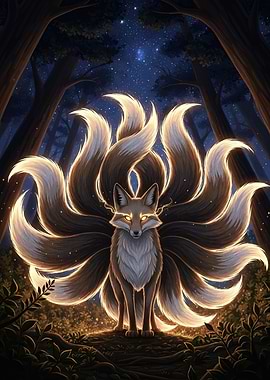 Nine-tailed Fox Enchanted Forest