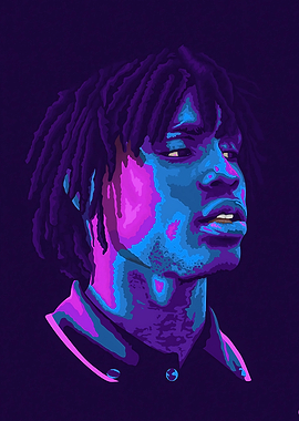 Chief keef in neon colors