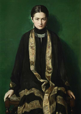 Portrait of a Woman in Black