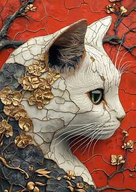Ornate Cat Portrait