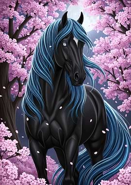 Horse Cherry Blossom