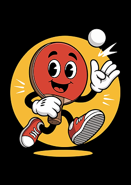 Table Tennis Cartoon