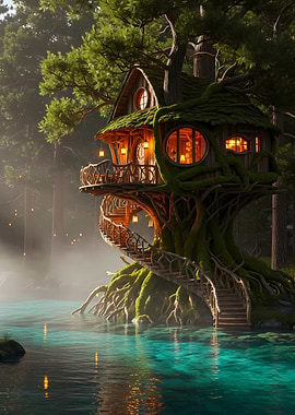 Enchanted Treehouse by the Lake