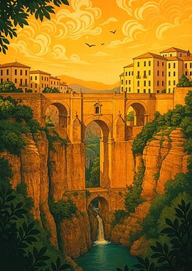 Puente Nuevo Bridge in Ronda, Spain
