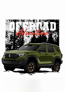 Offroad Adventure Vehicle Illustration