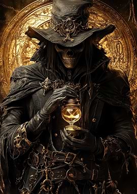 Grim Reaper with Hourglass