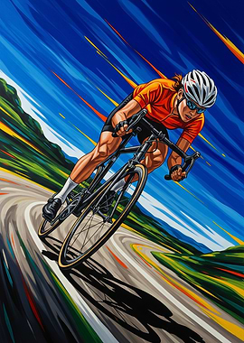 Copy of LA TANGENTE VIVE (The Sharp Tangent) - Original Art Deco Artwork