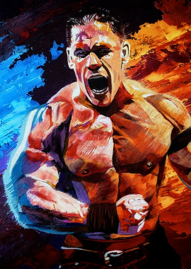 John Cena Painting
