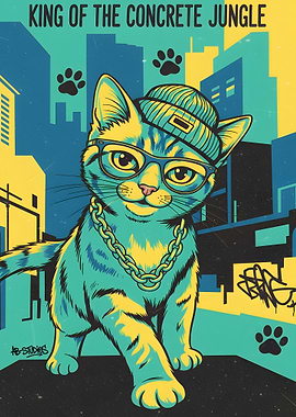 King of the Concrete Jungle Cat