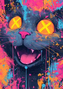 Psychedelic Cat