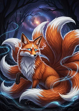 Nine-tailed Fox Enchanted Forest