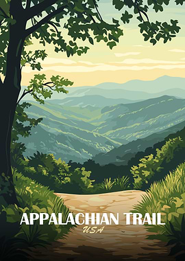 Appalachian Trail Landscape Art