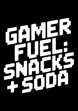 Gamer Fuel: Snacks and Soda