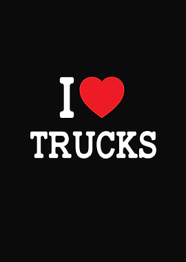 I Love Trucks Graphic