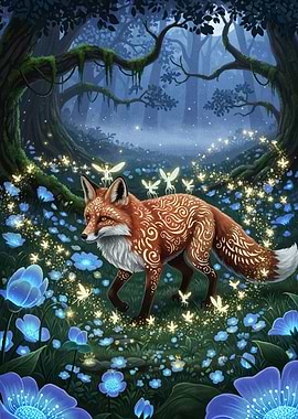 Fox Fairies Enchanted Forest