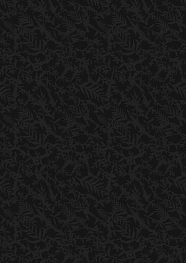 Dark Fern Leaf Pattern