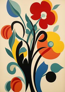 Abstract Floral Arrangement