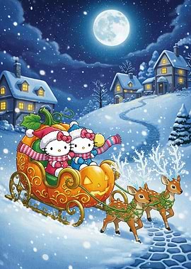 Hello Kitty Winter Sleigh Ride