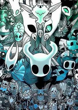 Hollow Knight Characters Collage