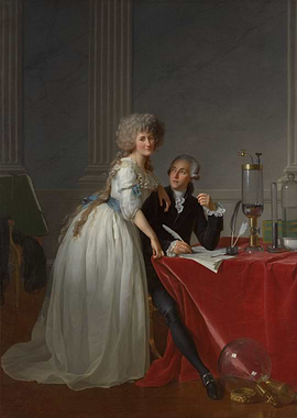 Antoine Laurent Lavoisier and Marie Anne Lavoisier