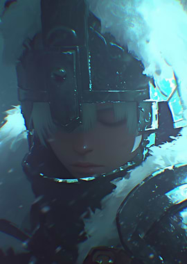 Anime Knight in Armor