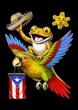 Puerto Rican Coqui Frog