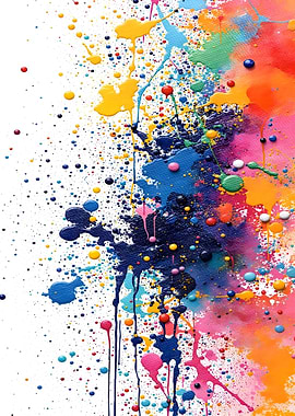 Colorful Paint Splatter