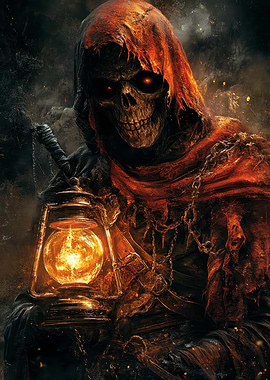 Grim Reaper with Lantern