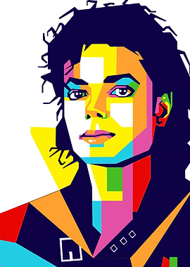 Michael Jackson Pop Art Portrait