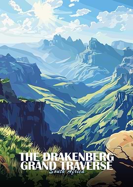 Drakensberg Grand Traverse South Africa Poster