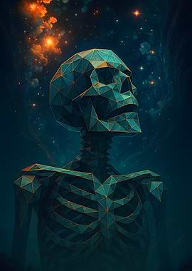 Geometric Skeleton in Space
