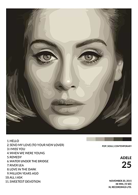 Adele 25 Album Cover Art