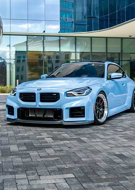 Light Blue BMW M2 Coupe