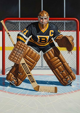 LA DÉFENSE DU BUT (The Goal Defense) - Original Art Deco Artwork