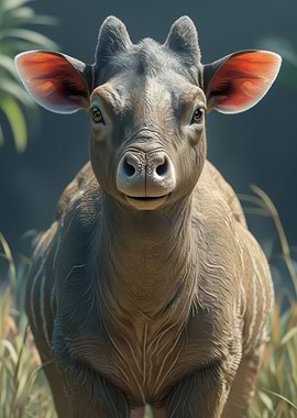 Curious Antelope Calf - Photoreal 3D Portrait