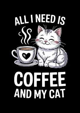 Coffee And Cat Quote