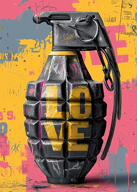 Love Grenade Pop Art