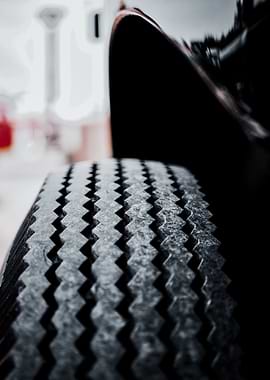 Close-up of a Tire Tread