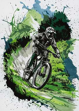 Mountain biker tones