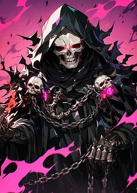 Grim Reaper with Pink Accents