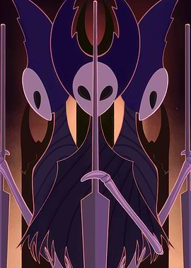 Hollow Knight character digital art
