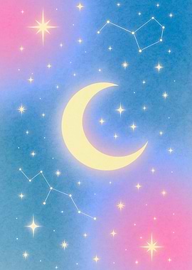 Moon & Constellations