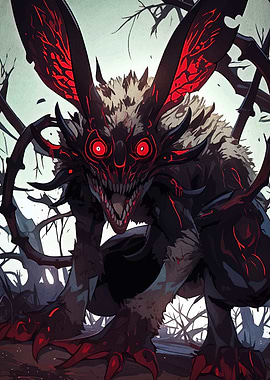 Creepy Rabbit Monster