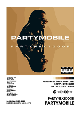 PARTYNEXTDOOR - PARTYMOBILE Album Cover