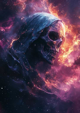 Cosmic Grim Reaper Portrait