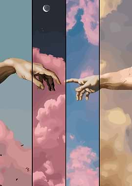 Creation of Adam Inspired Cloudscape